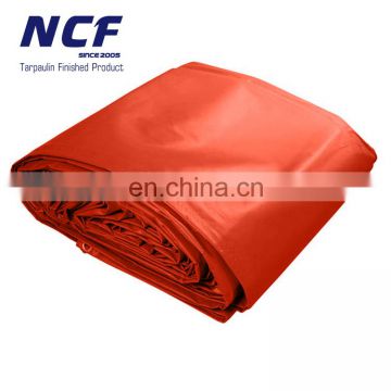 1100Dex Polyester Pvc Trailer Cover With Stainless Steel Eyelets