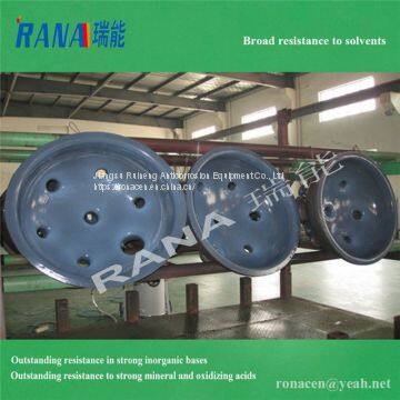 Low price New durable 0.5-150 cubic steel lining PTFE/ PFA/ ETFE anticorrosive equipment with long Service life 15-20 years Industrial Chemical Tank