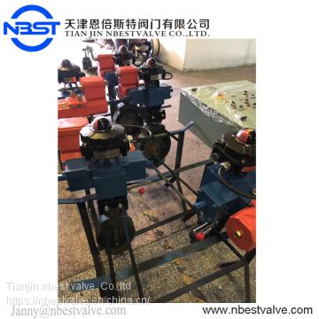 DN50 JIS5K Hydraulic Control Marine Sim-lug Eletric Sea Water Butterfly Valve