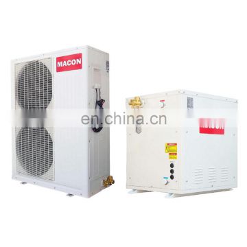 air source heat pump split evi air to water heating heat pump