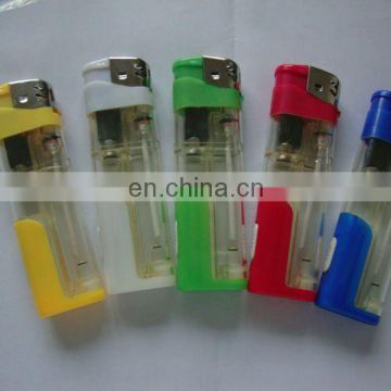 Electronic Transparent LED LOGO Cigarette Gas Lighters