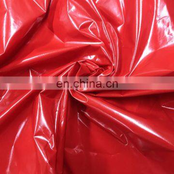 Oil cire finishing waterproof nylon taffeta down jacket fabric