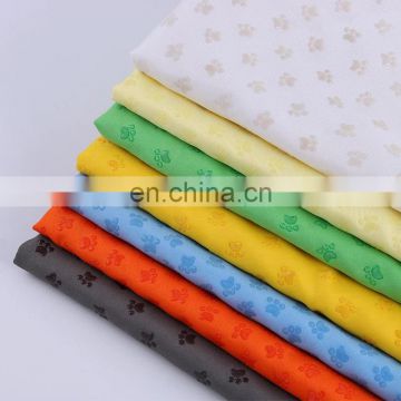 100% polyester gabardine fabric PVC foot anti-slip fabric