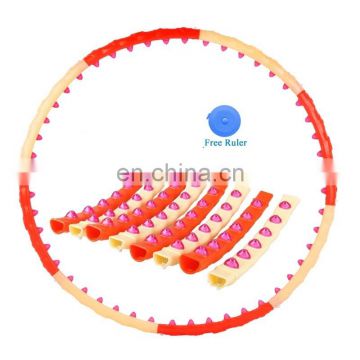 Wholesale Weighted Fitness Exercise Detachable Hula Circle Magnetic Hula Circle 1/1.2Kg