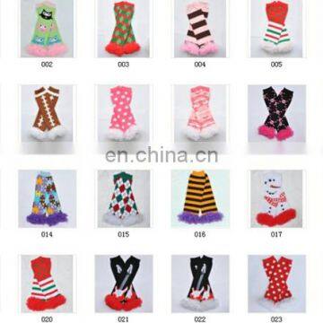 Toddler Chiffon Ruffle Knee Pads Leg Warmers Girls Boutique Lace Ruffle Leggings 118styles for Choose photo-2