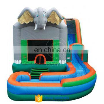 air elephant bouncer bounce house with slide