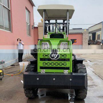Smallest 25 HP Single Cylinder Diesel Engine Wheel Loader With Roof photo-4