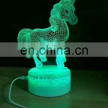 I LOVE YOU theme 3D Lamp LED night light 7 Color Change Touch Lamp Christmas present