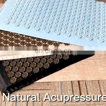 Harbour Eco Spikey Linen Cocus Golden Acupressure Mat Akkupressur Mat For Sleep Health Benefits