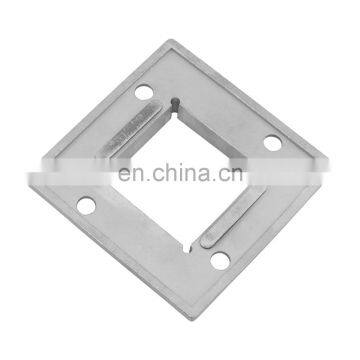 304 316 Baluster Square Post Stainless Steel Handrail Base Plates photo-4
