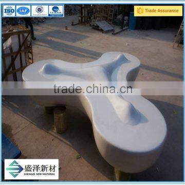 HOT! High quality Fiberglass FRP table and chairs for outdoor