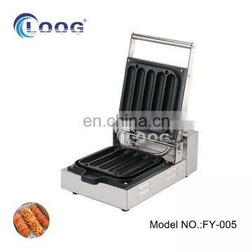 New Fast Food Kitchen Equipment 5 Sticks Waffle Hotdog Making Commercial French Hot Dog Waffle Machine photo-4