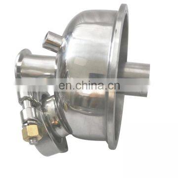 6" Hemispherical Extractor Lid for Reclaim Tank With Tri Clamp Ferrule and 4" Down Tube photo-2