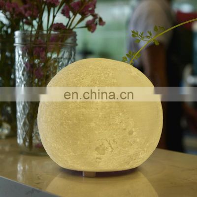 Promotion light-up RGB rechargeable 3D moon lamp led smart light