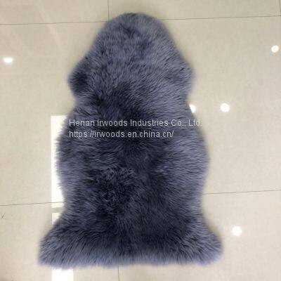 Factory Directly Sale Shaggy Real Sheepskin Area Rug Fur Cushion Genuine Sheepskin Carpet photo-4