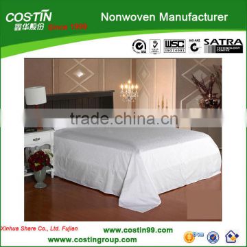 Nonwoven bed cover