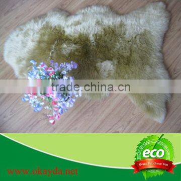 factory price dyed sheepskin rugs for home