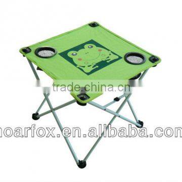 Children foldable table with animal characters design