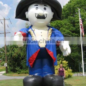 Newly strong style inflatable man for promotion in sell