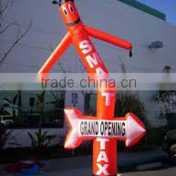 custom high quality inflatable advertising arrow air dancer for sale