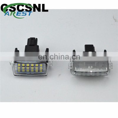 2PCS Canbus White For Toyota Yaris/Vitz Camry Corolla Prius C Ractis Verso S Led Licence Number Plate LED Lamp Light OEM REPLACE