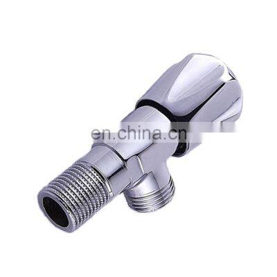 Good Quality Color Handle Angle Stop Valve Chrome Plated Zinc Material For Middle East Market