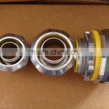 Supplier straight zinc flexible conduit connector