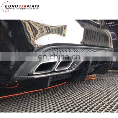 C63 Carbon Fiber Diffuser for MB C-Class W205 C63 to C63 PSM Style Carbon Fiber Rear Diffuser photo-5