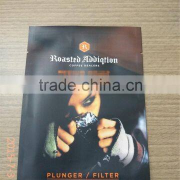 plastic lamination empty tea bag with custom printing