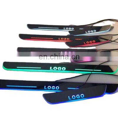 Led Door Sill Plate Strip Welcome Light Pathway Accessories for ford raptor dynamic sequential style