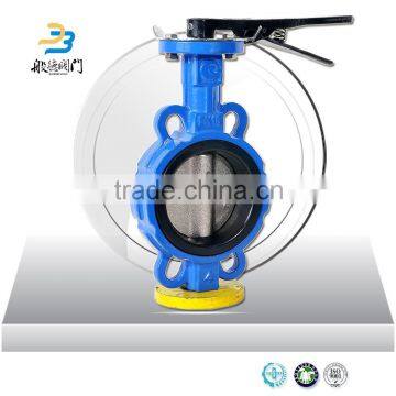 Center Lined Internal View Wafer Style Butterfly Valve photo-2