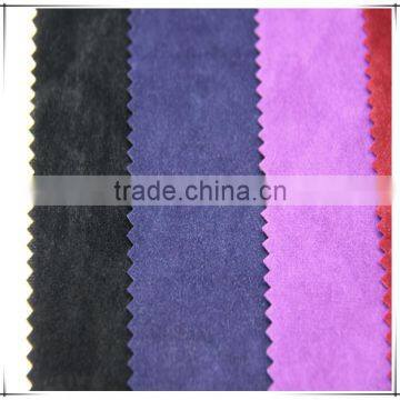 Weft Knitted Stretch Velvet High Quality Velour Knitted Fabric photo-5