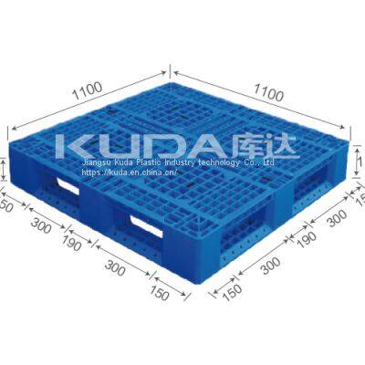 heavy duty rack for warehouse of china manufacturer 1111D WGTZ PLASTIC PALLET（BUILT-IN STEEL TUBE）