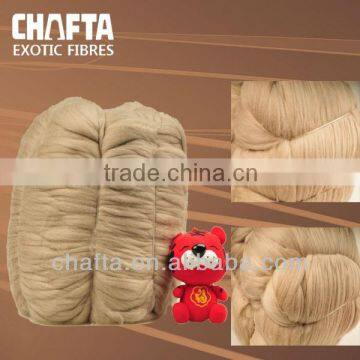 100% worsted combed camel tops