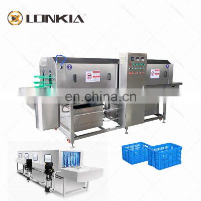 LONKIA Poultry Plastic Chicken Crate Tray Pallet Tote Box Basket Cage Slat Washing Machine