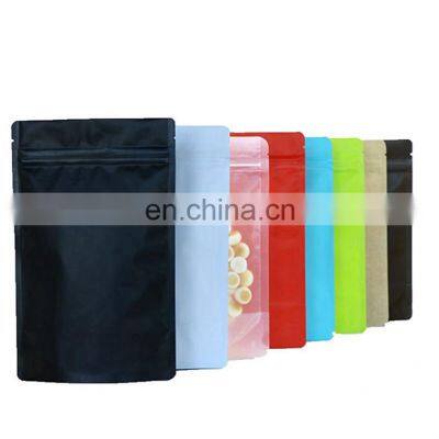 High quality customized heat seal stand up zip pouch for food