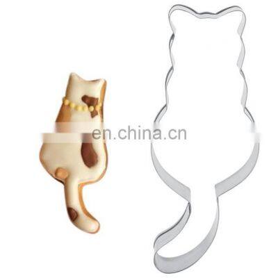 Hot Selling Cat Shape Stainless Steel Cookie Cutter photo-2