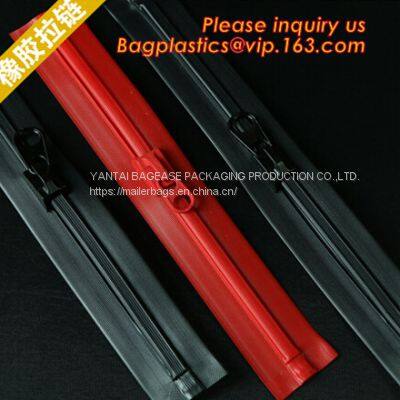Waterproof, Airproof Concavo Convex Slider Zipper, Flange Zip Seal, Bone Zipper, Rubber Seal, Airtight Zipper photo-2