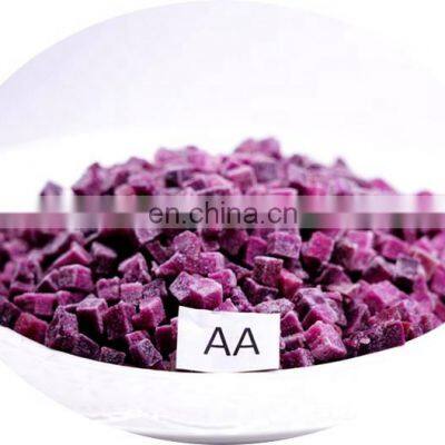High Quality IQF Frozen Purple Sweet Potato Dice