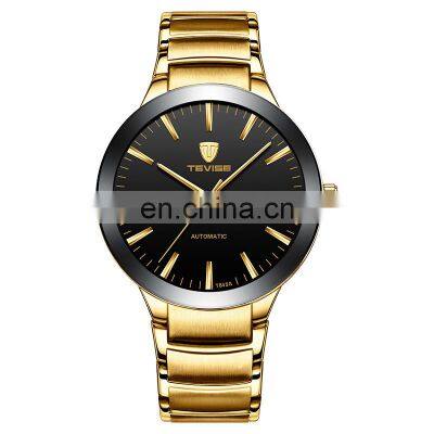 TEVISE T845a Mens Business Auto Date Watches Luxury Automatic Mechanical Stainless Steel Male Wristwatch photo-2