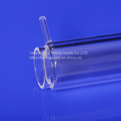 AcidAlkli Resistant TOC-3000 WTC Quartz Glass Reaction Vessel Quartz Processing Tube photo-2
