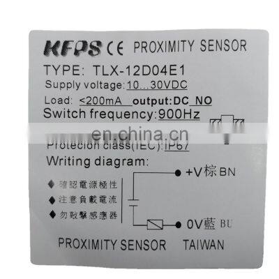 TLX-12D04E1 proximity sensor NO output 10-30VDC