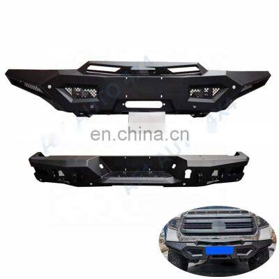 4x4 Pickup Full Width Sport Front Rear Winch Bumper Guard For Tundra 2014-2021 year