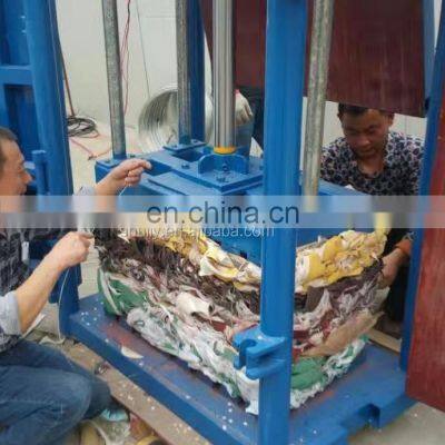 Cardboard Baling Press Machine Plastic Automatic Baler Machine Used Clothes Baling Press Machine for Sale photo-4