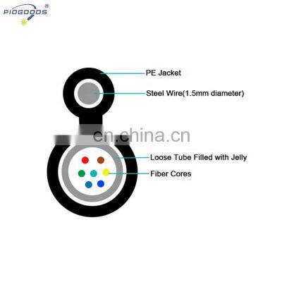 4 Cores G652d Fiber Optic Cable Free Samples Lszh Figure 8 Drop Fiber Optic Cable photo-2