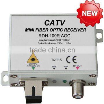 Ruidian mini FTTH CATV optical Receiver/micro AGC receiver