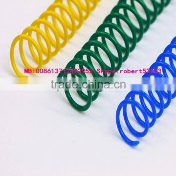 Enviromental Pvc Binding Single Spiral Wire