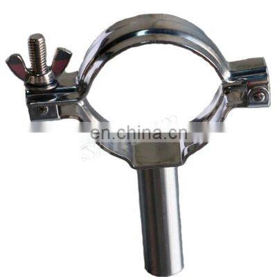 SS304 Hygienic Tube Pipe Hanger Stainless Pipe Fitting Holder Sets