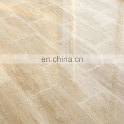 New Arrival Model Light Travertine Vein Cut Tile Filled Honed and Tumbled Cut to Size Made in Turkey CEM-FHVC-02-12 photo-3