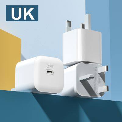 EU/US/UK Plug PD 3.0 20W Fast Charging Mobile Phone Usb C Mini Wall PD Charger for IPhone 11 12 13 photo-5